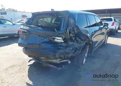 2025 Toyota Grand Highlander Limited from USA, damaged, VIN 5TDAAAB59SS072430